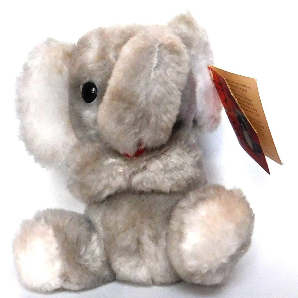 VTG RUSS LUV PETS ELEPHANT PLus Stuffed Animal w/ hang tag 1979 7" KOREA